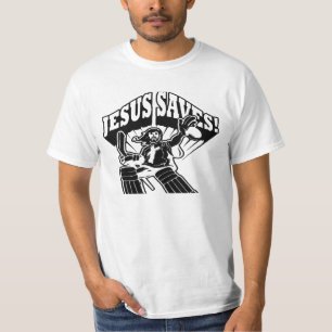 T-SHIRT L'HOCKEY ENCORE SOUTENU PAR JÉSUS-CHRIST 'JÉSUS A