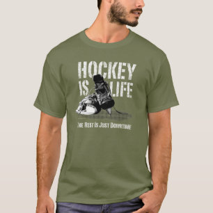 T-shirt L'hockey est la vie