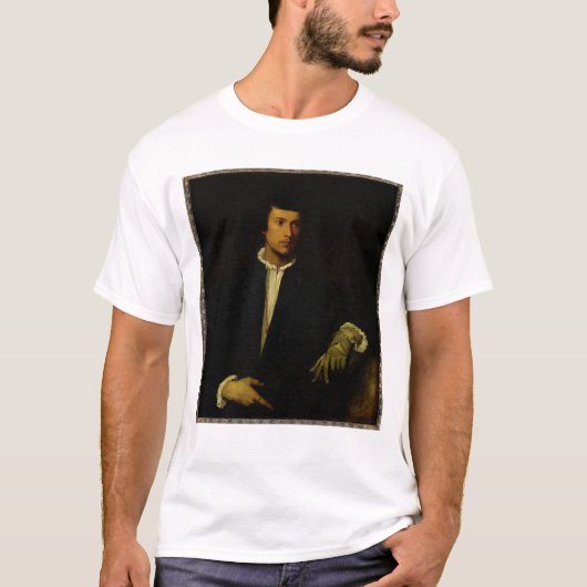 T-shirt L'homme avec un gant, c.1520 (Devant)