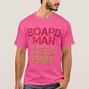 T-shirt L'homme de la Commission reçoit payé le Cool de ba