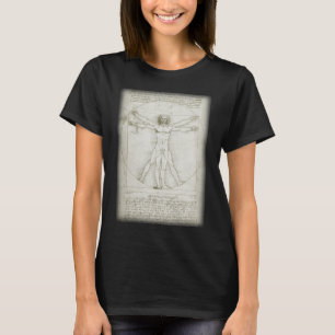 T-shirt L'Homme de Vitruve de Léonard de Vinci