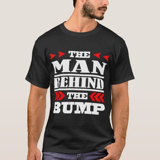 T-SHIRT L'HOMME DERRIÈRE LE BUMP (Devant)