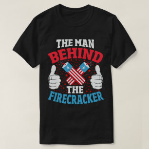 T-shirt L'Homme Derrière Le Nouveau Père 4 juillet