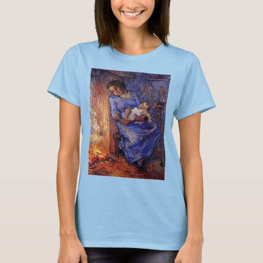 T-shirt L'homme est en mer par Vincent van Gogh (Devant)