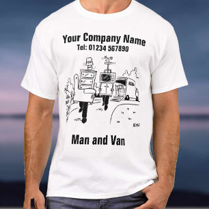 T-shirt L'homme et la Van à louer pour personnaliser