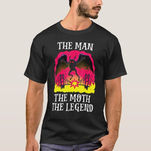 T-shirt L'homme la bouche La légende Mothman Folklore Cree (Devant)