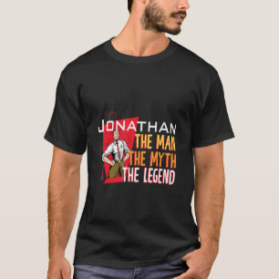 T-shirt L'homme le mythe la légende Jonathan