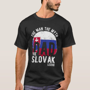 T-shirt L'homme Le mythe La Légende slovaque - Papa Slovaq