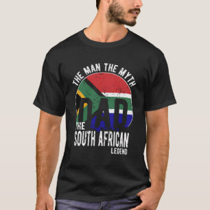 T-shirt L'Homme Le Mythe La Légende Sud-Africaine - Papa S