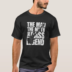 T-shirt L'HOMME LE MYTHE LE BASS LEGEND Bass Player Bassi
