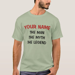 T-shirt L'homme le mythe que la légende pique pour les