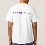 T-shirt L'homme se connaît comme Dieu (Dos)