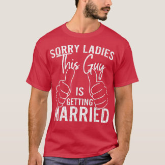 T-shirt L'homme se marie Amusant Mariage de mari de chambr