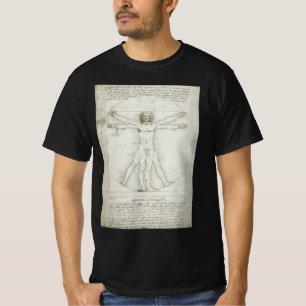 T-shirt L'homme vitruvien de Léonard de Vinci