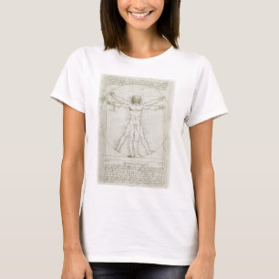 T-shirt L'homme vitruvien de Léonard de Vinci