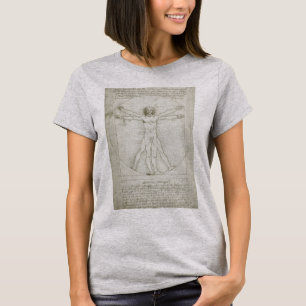 T-shirt L'homme vitruvien de Léonard de Vinci
