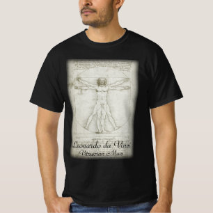 T-shirt L'homme vitruvien de Léonard de Vinci