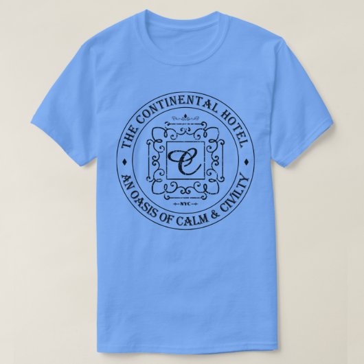 T-shirt L'hôtel Continental (Design devant)