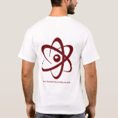 T-shirt L'huître atomique "fait face" à la chemise (Dos)