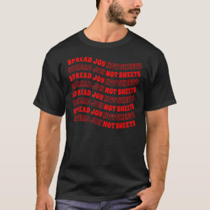 T-shirt L'humour de bureau répand la joie pas les feuilles