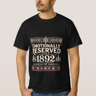 T-shirt L'humour scandinave - Émotionnellement réservé