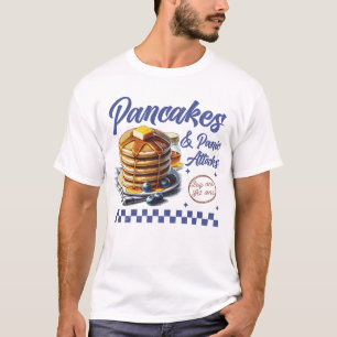 T-shirt L'humour sur la santé mentale des crêpes et des cr