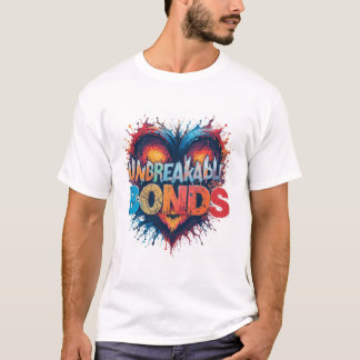 T-shirt Liaisons incassables - Oeuvres de coeur audacieuse