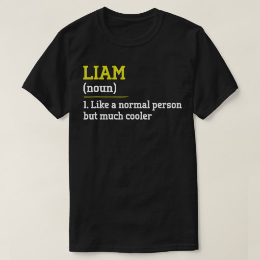T-shirt Liam Comme Une Personne Normale Mais Glacière Drôl (Design devant)