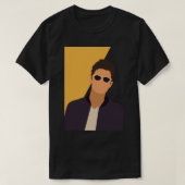T-shirt Liam Gallagher Art - Oasis Sticker (Design devant)