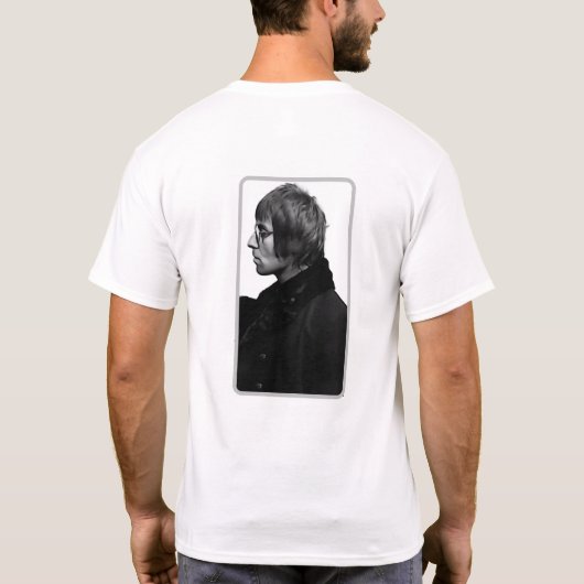 T-shirt Liam Gallagher avec image arrière et avant (Dos)