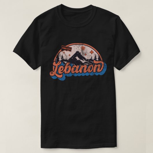 T-shirt Liban, Connecticut (Design devant)