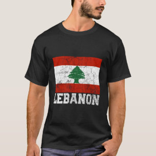 T-shirt Liban Libanais Drapeau Racines Pays Famille N
