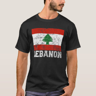 T-shirt Liban Libanais Drapeau Racines Pays Famille N