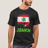 T-shirt Liban Punch Liban Drapeau Liban Indépendance liban (Devant)