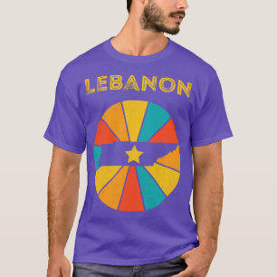 T-shirt Liban Tennessee Vintage Souvenir déshabillé 1
