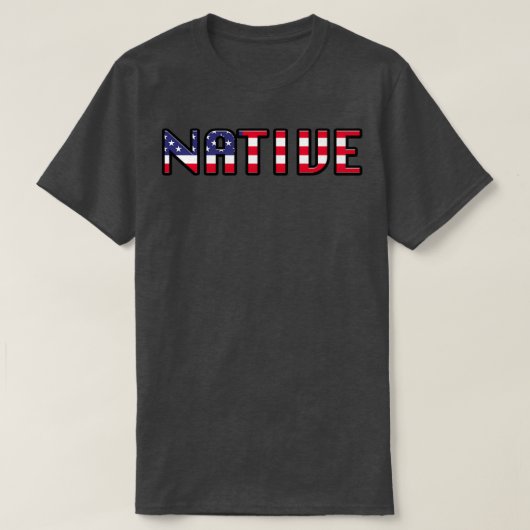 T-shirt Libellé natif du New Yorker (Design devant)