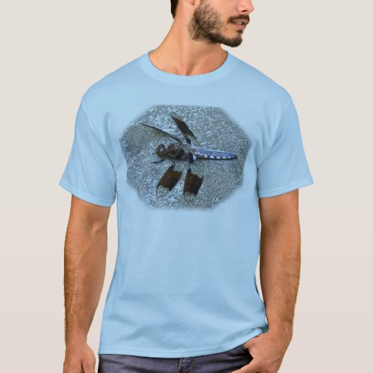 T-shirt libellule bleu (Devant)