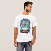 T-shirt Libellule boule à neige (Devant entier)