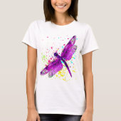 T-shirt libellule coloré (Devant)