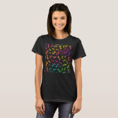 T-shirt libellule colorée (Devant entier)