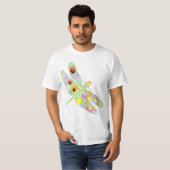 T-shirt Libellule Florale (Devant entier)