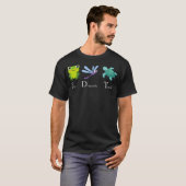 T-shirt Libellule Grenouille Tortue (Devant entier)