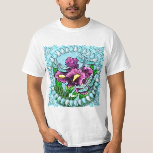 T-shirt Libellule Iris (Devant)