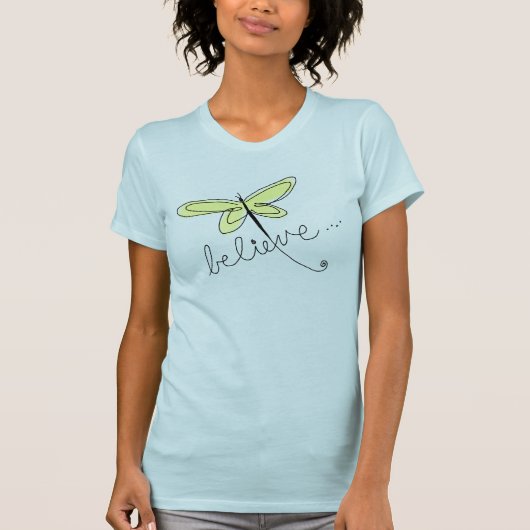 T-shirt Libellule jaune (Devant)