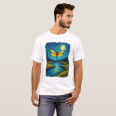 T-shirt Libellule Nuit Étoilée (1) (Devant entier)
