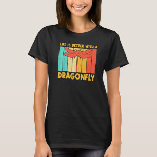 T-shirt Libellule Vintage Pour Hommes Femmes Libellule Ins