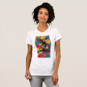 T-shirt Libellules Pop Art (Devant entier)