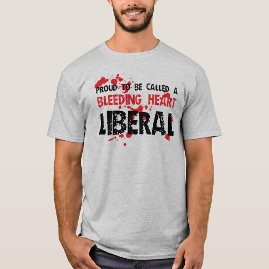 T-shirt Libéral fier de défenseur de la veuve et de (Devant)
