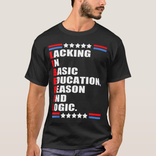 T-shirt Libéral Manquant d'Éducation de Base Raison Art Gr (Devant)