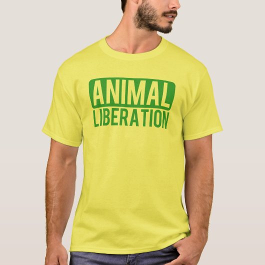 T-shirt Libération animale (Devant)